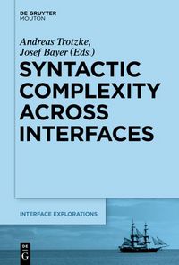 Produktbild: Syntactic Complexity across Interfaces
