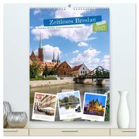 Produktbild: Zeitloses Breslau. Zwischen Br&uuml;cken, Inseln und bunten Fassaden (hochwertiger Premium Wandkalender 2027 DIN A2 hoch), Kunstdruck in Hochglanz