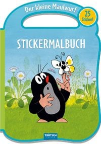 Produktbild: Tr&ouml;tsch Der kleine Maulwurf Stickermalbuch mit Henkel