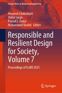 Produktbild: Responsible and Resilient Design for Society, Volume 7