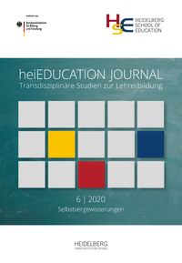 Produktbild: HeiEDUCATION JOURNAL / Selbstvergewisserungen