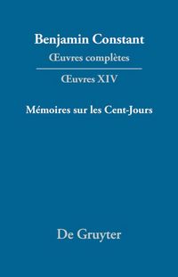 Produktbild: M&eacute;moires sur les Cent-Jours
