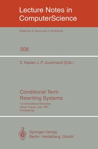 Produktbild: Conditional Term Rewriting Systems