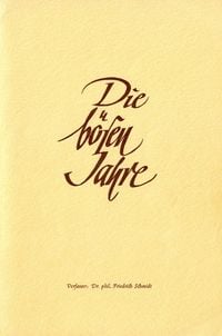 Produktbild: Die b&ouml;sen Jahre