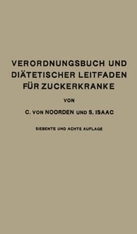 Produktbild: Verordnungsbuch und Di&auml;tetischer Leitfaden f&uuml;r Zuckerkranke mit 191 Kochvorschriften