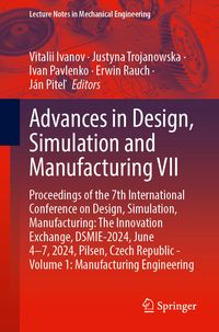 Produktbild: Advances in Design, Simulation and Manufacturing VII