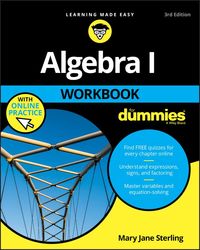 Produktbild: Algebra I Workbook For Dummies