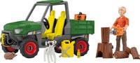 Produktbild: schleich&reg; Farm World Waldbauer mit Fahrzeug