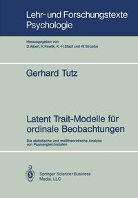 Produktbild: Latent Trait-Modelle f&uuml;r ordinale Beobachtungen