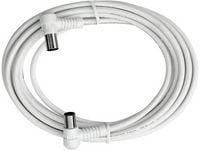 Produktbild: Axing Antennen Anschlusskabel [1x Antennenstecker 75 Ω - 1x Antennenbuchse 75 Ω] 1.50 m 85 dB Wei&szlig;