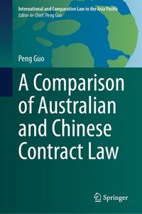 Produktbild: A Comparison of Australian and Chinese Contract Law