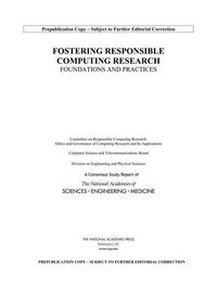 Produktbild: Fostering Responsible Computing Research