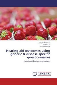 Produktbild: Muhammed, A: Hearing aid outcomes using generic & disease sp