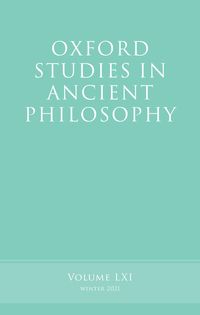 Produktbild: Oxford Studies in Ancient Philosophy, Volume 61