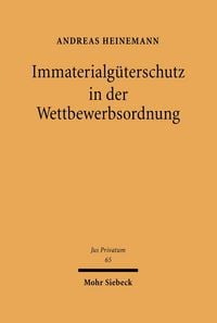 Produktbild: Immaterialg&uuml;terschutz in der Wettbewerbsordnung