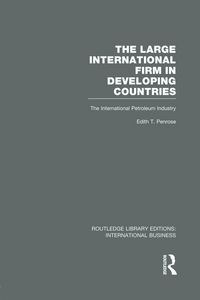 Produktbild: The Large International Firm (RLE International Business)