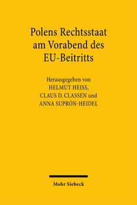 Produktbild: Polens Rechtsstaat am Vorabend des EU-Beitritts