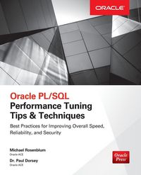 Produktbild: Oracle PL/SQL Performance Tuning Tips & Techniques