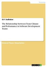 Produktbild: The Relationship between Team Climate and Performance in Software Development Teams