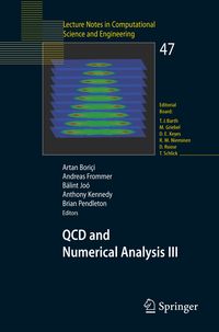 Produktbild: QCD and Numerical Analysis III