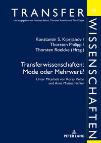 Produktbild: Transferwissenschaften: Mode oder Mehrwert?