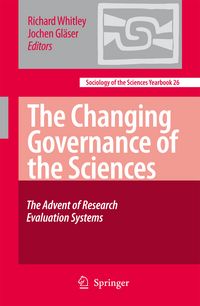 Produktbild: The Changing Governance of the Sciences