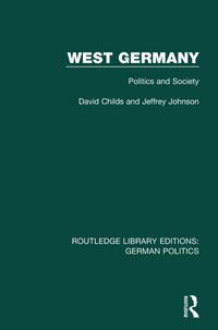 Produktbild: West Germany (RLE: German Politics)