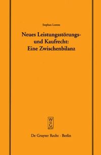 Produktbild: Neues Leistungsst&ouml;rungs- und Kaufrecht