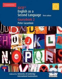 Produktbild: Cambridge IGCSE English as a Second Language Coursebook 2 wi