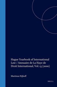 Produktbild: Hague Yearbook of International Law/Annuaire De La Haye De Droit International 2000