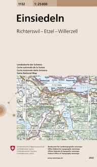 Produktbild: Swisstopo 1 : 25 000 Einsiedeln