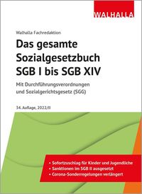 Bild vom Artikel Das gesamte Sozialgesetzbuch SGB I bis SGB XIV vom Autor Walhalla Fachredaktion