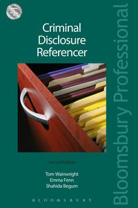 Produktbild: Wainwright, T: Criminal Disclosure Referencer
