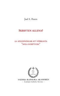 Produktbild: Skriften allena?