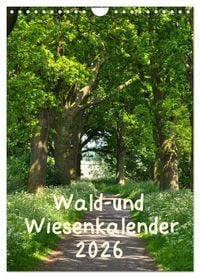 Produktbild: Wald- und Wiesenkalender 2026 Planer (Wandkalender 2026 DIN A4 hoch), CALVENDO Monatskalender