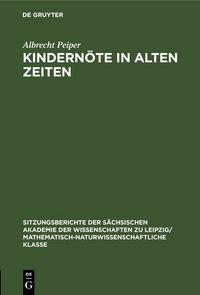 Produktbild: Kindern&ouml;te in Alten Zeiten