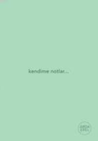 Produktbild: Kendime Notlar - Yesil Defter