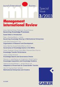 Produktbild: Governing Knowledge-Processes