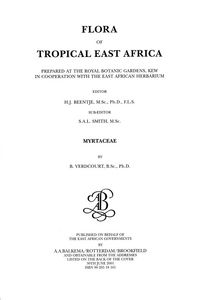Produktbild: Flora of Tropical East Africa - Myrtaceae (2001)