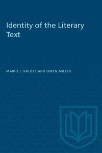 Produktbild: Identity of the Literary Text