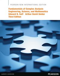 Produktbild: Fundamentals of Complex Analysis with Applications to Engineering, Science, and Mathematics