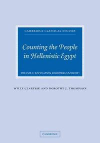 Produktbild: Clarysse, W: Counting the People in Hellenistic Egypt 2 Volu