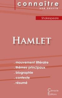 Produktbild: Fiche de lecture Hamlet de Shakespeare (Analyse litt&eacute;raire de r&eacute;f&eacute;rence et r&eacute;sum&eacute; complet)