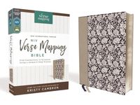 Produktbild: Niv, Verse Mapping Bible, Leathersoft, Navy Floral, Comfort Print