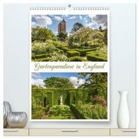 Produktbild: Gartenparadiese in England (hochwertiger Premium Wandkalender 2026 DIN A2 hoch), Kunstdruck in Hochglanz
