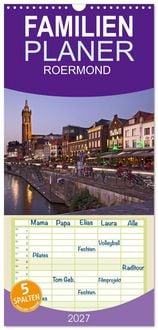 Produktbild: Familienplaner 2027 - ROERMOND mit 5 Spalten (Wandkalender, 21 x 45 cm) CALVENDO