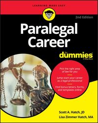 Produktbild: Paralegal Career For Dummies