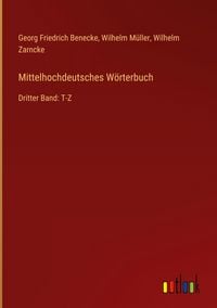 Produktbild: Mittelhochdeutsches W&ouml;rterbuch