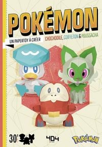 Produktbild: Pokemon : un papertoy &agrave; cr&eacute;er : Chochodile, Coiffeton et Poussacha
