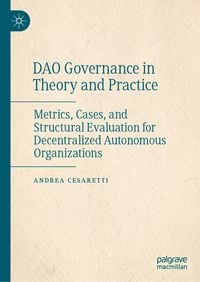Produktbild: DAO Governance in Theory and Practice